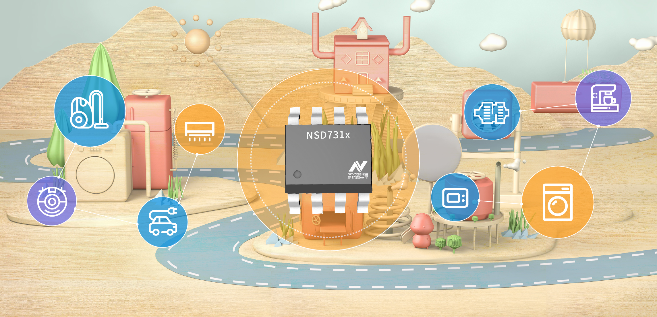 mg不朽情缘官网直流有刷电机驱动NSD731x系列发布多款新品，任君挑。